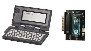 How to upload file into Atari Porfolio.