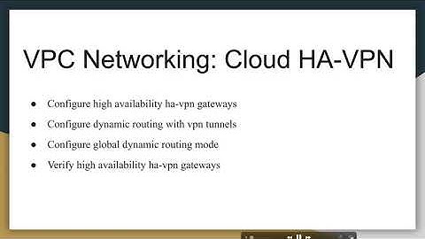 #GCP#cloud Google Cloud VPC Networking: Cloud HA-VPN Demo (Part 2) | Google Cloud Platform Qwiklabs