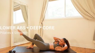 25 MIN LOWER ABS & DEEP CORE SCULPT | Pilates x Strength
