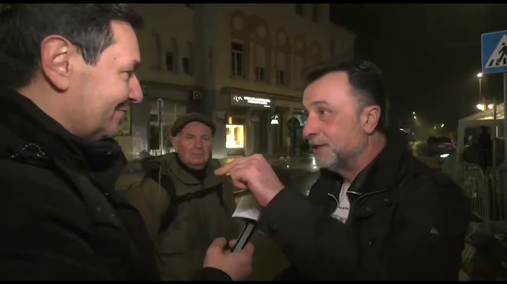Pijani intervju miting u Jagodini!