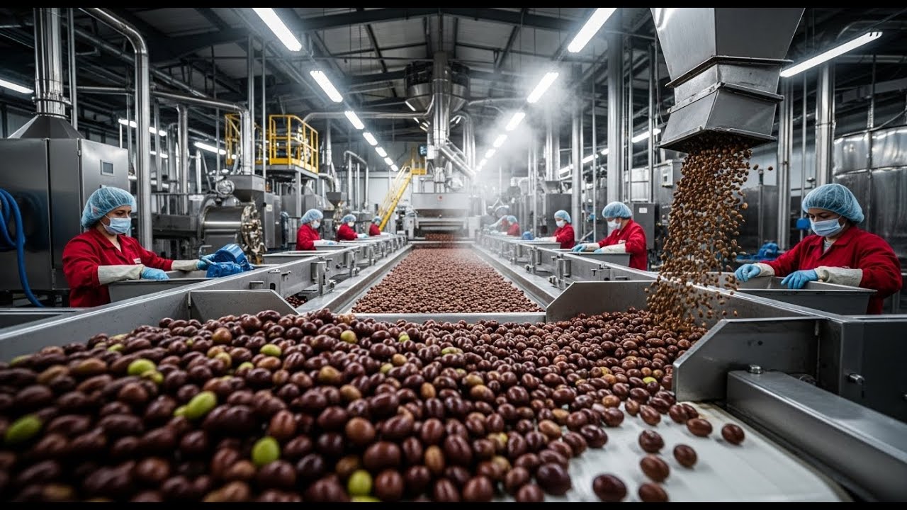 Inside a Modern Coffee Processing Plant: From Coffee Cherries to Instant Coffee Granules