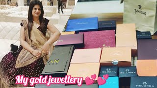 My gold jewellery collection | My jewellery collection| Tanishq jewellery part3