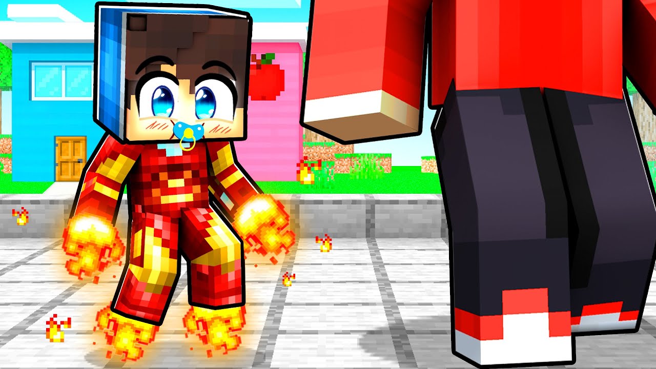 Můj Celý ŽIVOT jako SUPERHRDINA v Minecraftu!