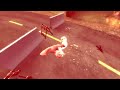 Red pony on realistic car