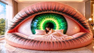 50+ Futuristic & Crazy AI Beds! 😱| Human Heart, Shark & Moving Beds [ASMR]