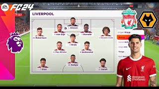 FC 24 | Liverpool vs Wolves - 23/24 Premier League Season - PS5™ Full Match & Gameplay