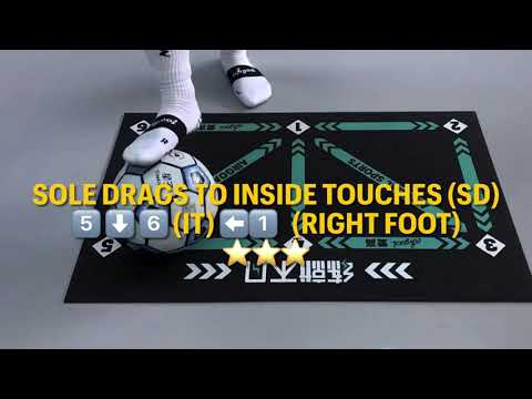 ADVANCED LEVEL-  FOOTBALL SKILLS TRAINING MAT 6.5 MINUTE WATCH ALONG/TUTORIAL- LEVEL ⭐️⭐️⭐️➖⭐️⭐️⭐️⭐️