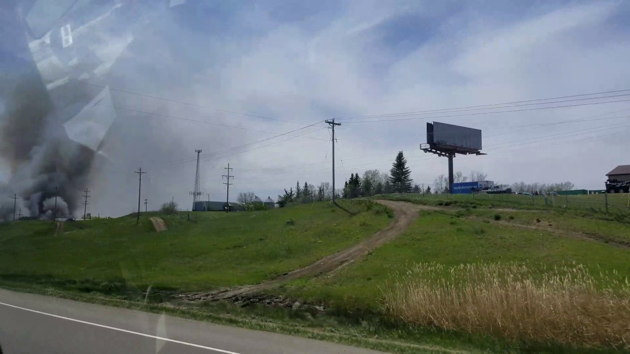 Earth recycling fire Minot,ND 5/18/2017 YouTube