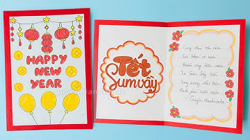 Cách làm thiệp chúc mừng năm mới | Cách làm thiệp tết | Cách làm thiệp chúc tết đơn giản nhất (16)