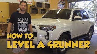 How To 02: Spacer Leveling Kit 5th Gen Toyota 4Runner