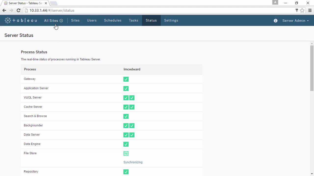97 Tableau Server Administrative Overview - YouTube
