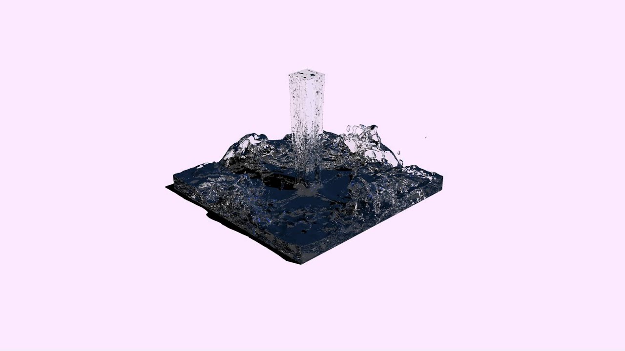 Blender Fluid Simulation - [Fließendes Wasser] - Full HD - YouTube