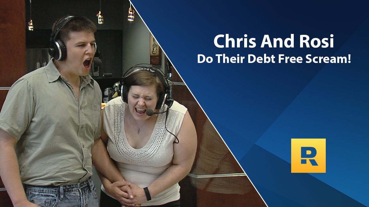 Chris And Rosi Do Their Debt Free Scream! Chris And Rosi Do Their Debt Free Scream!