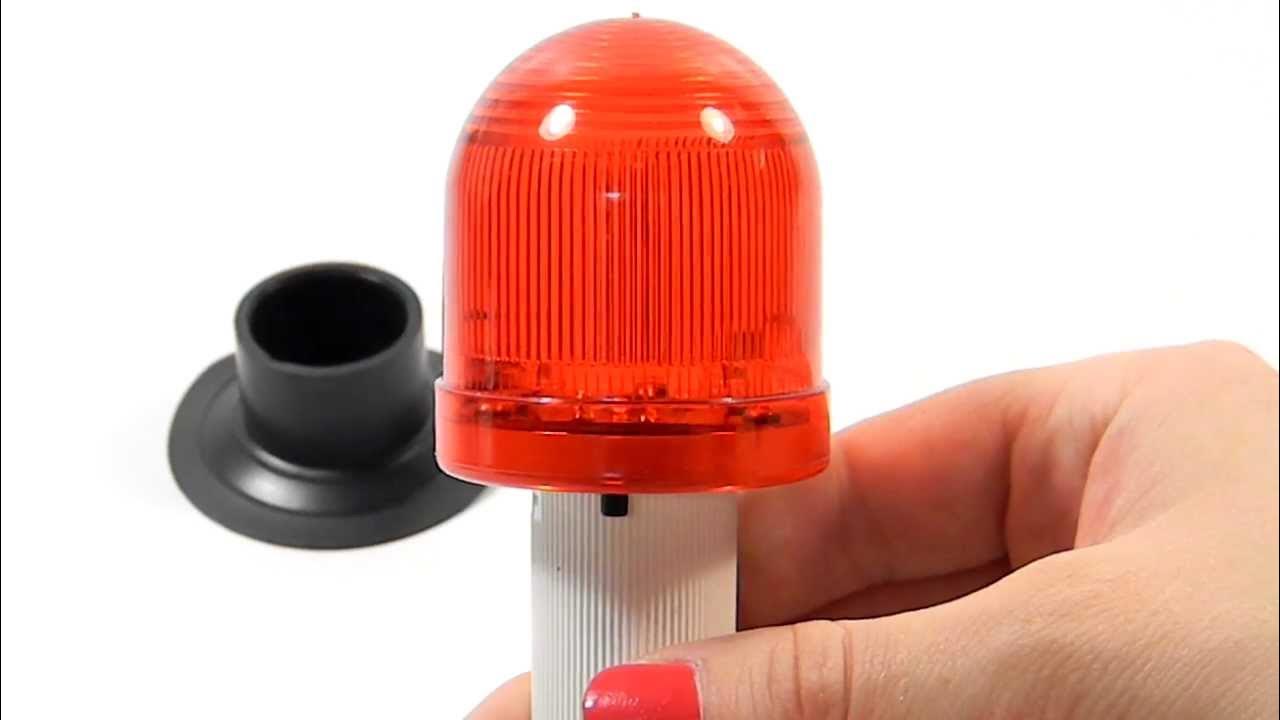 Flashing Light for Traffic ConesDemo YouTube