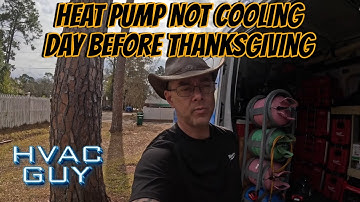 24 jaar oude warmtepomp van Carrier koelt niet op de dag voor Thanksgiving!