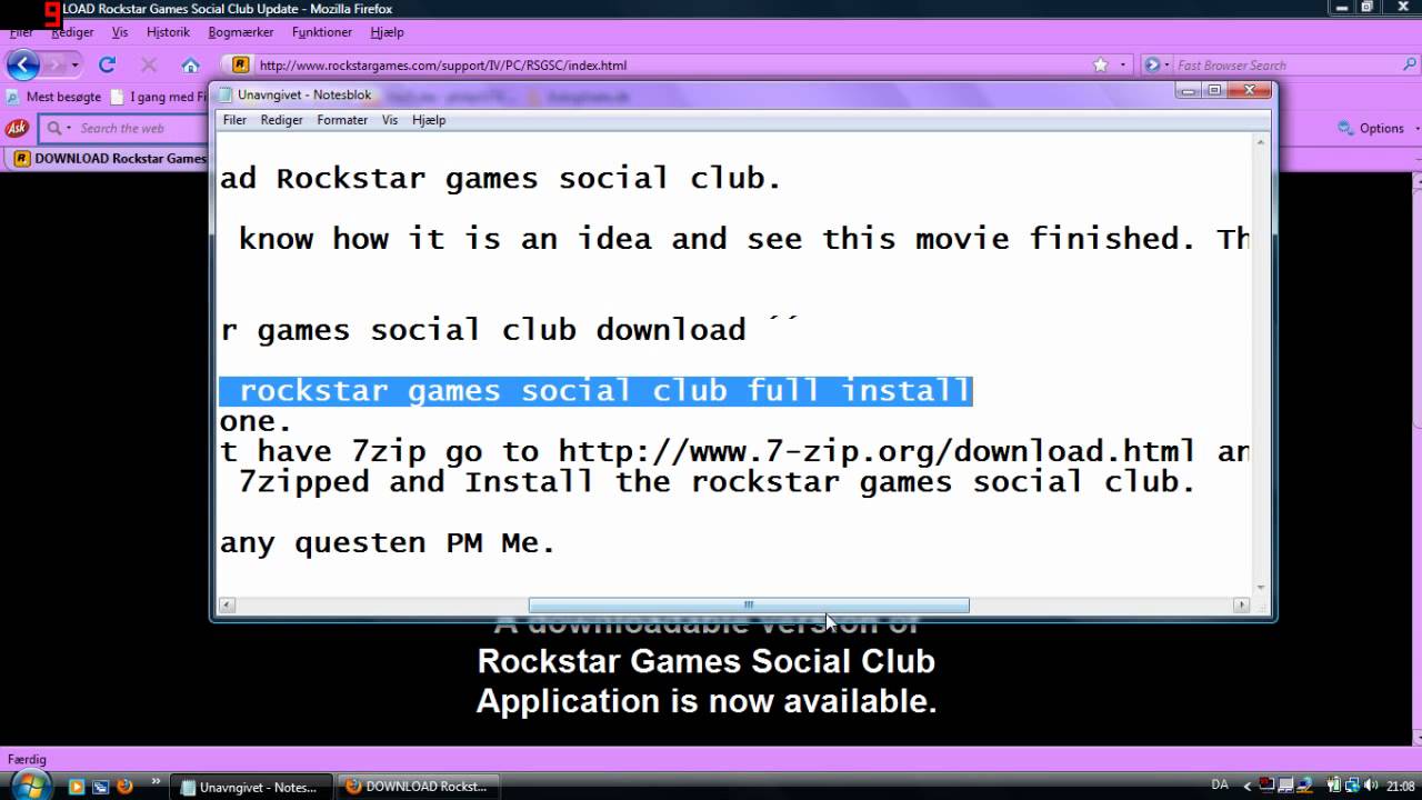 How To Download Rockstar Games Social Club YouTube