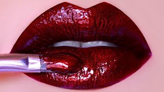 Lipstick Tutorial Compilation 2019💄Amazing Lip Art Designs   Part #22