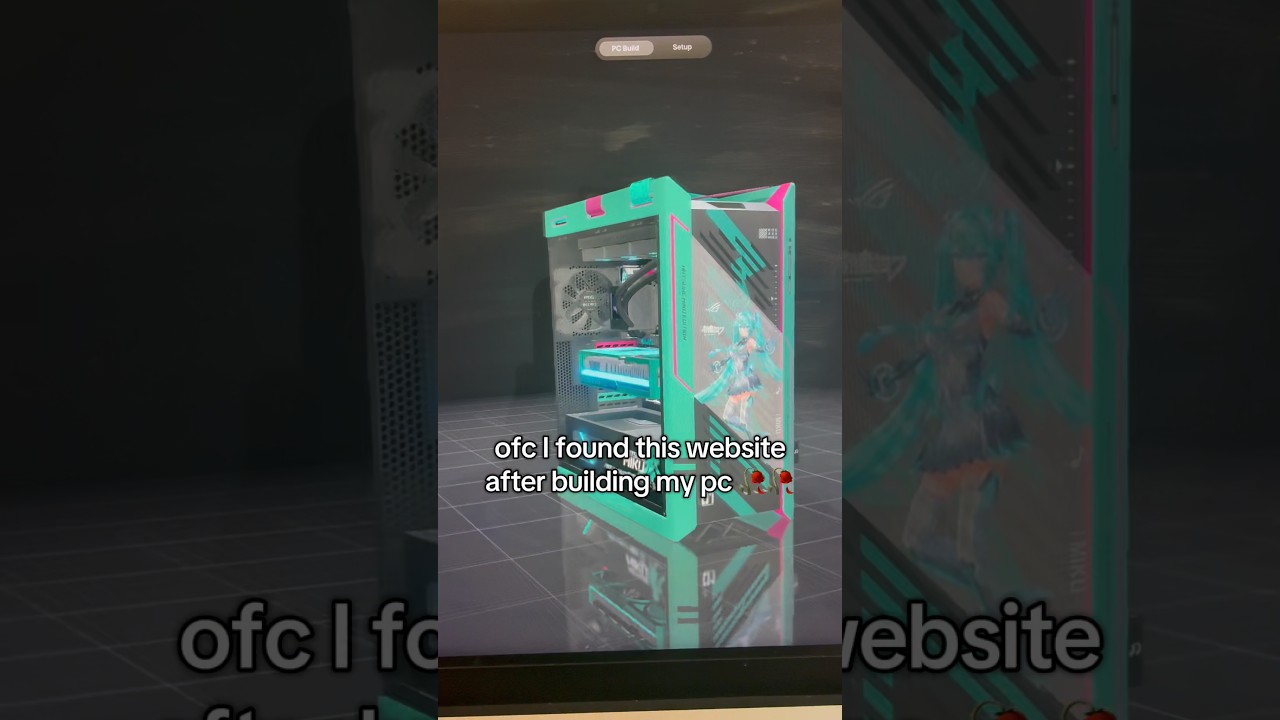 ofc I found this website after building my pc 🥀 #￼pcmasterrace #pcbuilding #pcsetup #pcgaming #tech