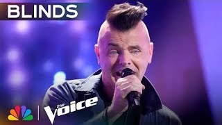 Bryan Olesen performs OneRepublic s Love Runs Out during The Voice Blind Auditions