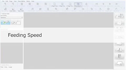 Panasonic "Image Capture Plus" Demo - Feeding Speed