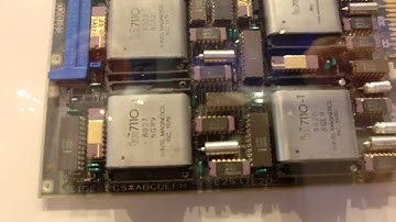 Intel Magnetics 1Mbit Bubble Memory array IM 7110 1  1970 - Computer History
