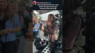 Jenna Ortega Licked The Ice Cream Before Serving It To Fans And Everyone Acted Normal