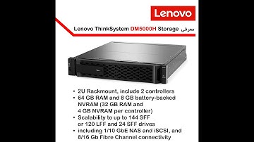 Lenovo ThinkSystem DM and DE Series Storage Solutions