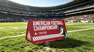 Portable Sports Sideline Sponsor Display