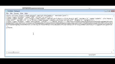 Paypal Tutorials, create a paypal button for your website