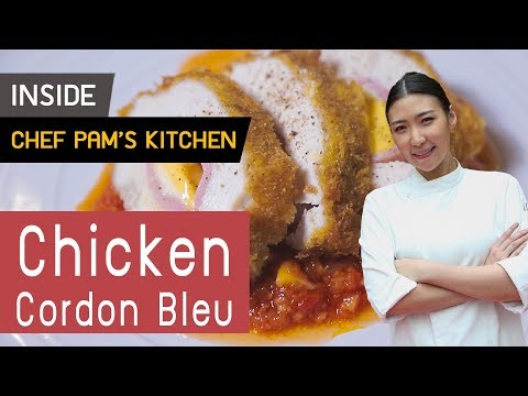 Inside Chef Pam Kitchen : Chicken Cordon Bleu! ไก่ห่อแฮมชีสชุบแป้งทอด