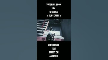 3D CHINESE TEXT EFFECT TUTORIAL SOON ON CHANNEL #tutorial #kinemastertutorial #darkgfxediting