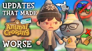 Updates That Made Animal Crossing: New Horizons WORSE!