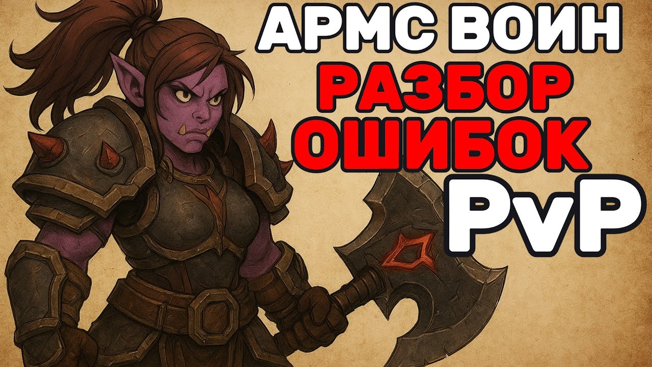 Армс Вар Разбор ошибок на Арене. ПвП Гайд World of Warcraft the war within PvP / Midnight Arena.