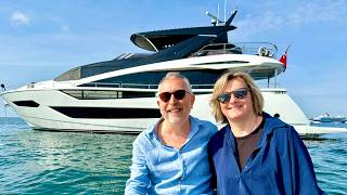 Taking lovely Clare on a superyacht trip!