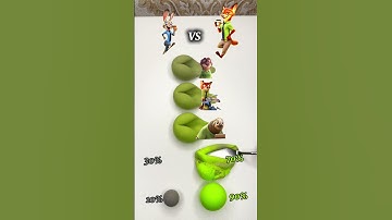 Zootopia 2 Color Mixing🎨💕 #shorts #colors #colormixing #Zootopia #judy #fyp #satisfying #nick