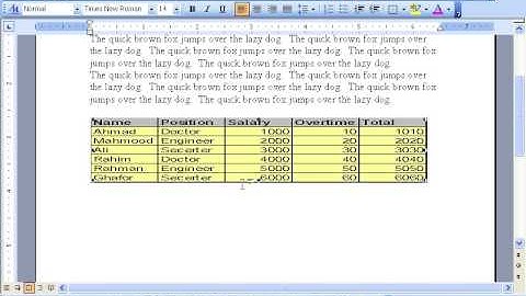 MS Word 2003 Part 5) Edit Menu in Dari / Farsi Omar Akbari