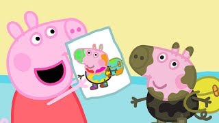 Peppa Pig Świnka Peppa po Polsku |  Malowanie świnką peppa | Bajki Po Polsku