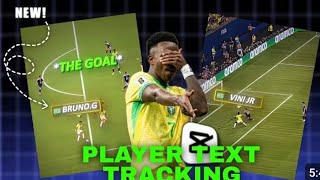 Player tracking text tutorial in cap cut  screenshot 3