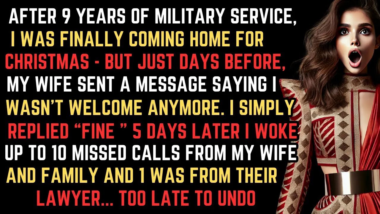 I Was Coming Home For Christmas After Years Of Military Service—But Just Days Before My WIFE Sent