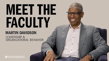 Get to Know UVA Darden Professor Martin Davidson