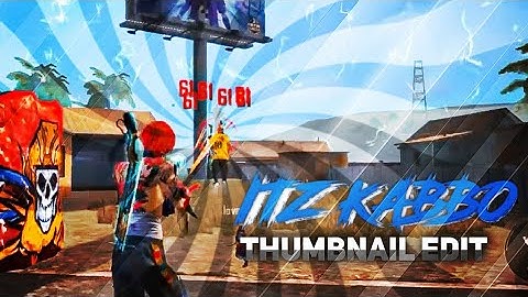 HOW TO MAKE THUMBNAIL LIKE ITZ KABBO - ITZ KABBO NEW THUMBNAIL EDIT IN MOBILE