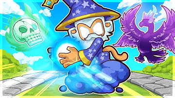 I Evolved A WIZARD PARAGON To POP BLOONS In Btd6