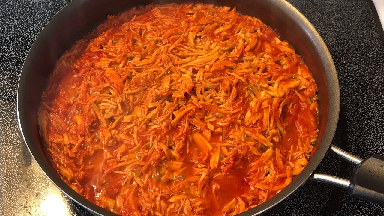 Pollo para preparar enchiladas ,tortas ,quesadillas  y sándwiches