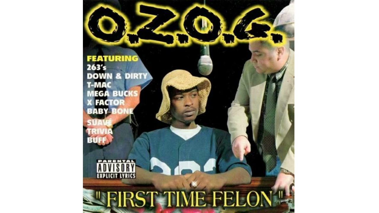 O.Z.O.G. – First Time Felon (1999 Charleston SC Rap) (FULL ALBUM WITH TIMECODES)