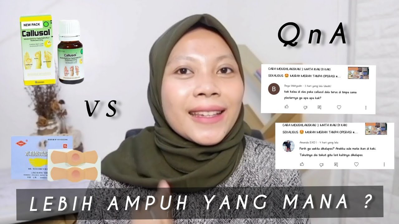 QnA : CARA MENGHILANGKAN 2 MATA IKAN DI KAKI SEKALIGUS 🤩 MURAH MERIAH