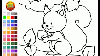 Acorn Coloring Pages For Kids - Acorn Coloring Pages