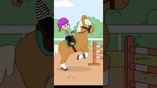 Aula de equitação com a Sonya #Shorts #sonyadetoastville #toastville