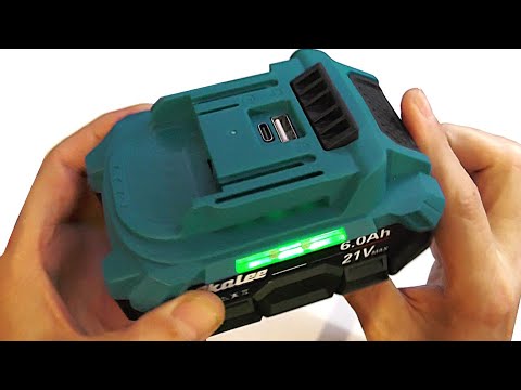 Makita batteries with USB output. 18-volt 4/6 AH lithium-ion battery. Tested and verified.