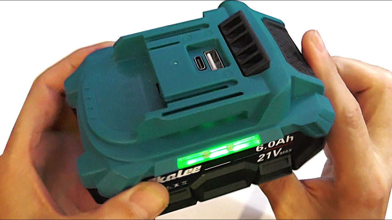 Аккумуляторы типа Makita с USB выходом. Литий-ионная батарея на 18 Вольт 4/6 AH. Проверка и тесты.