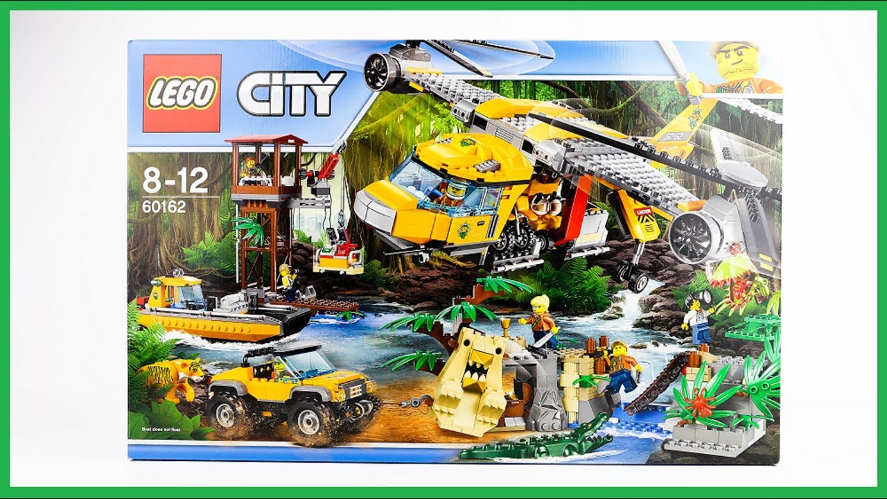Lego 60162 City Jungle Air Drop Helicopter Speed Build